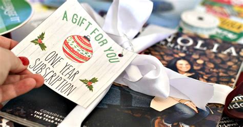 magazine subscriptions gift